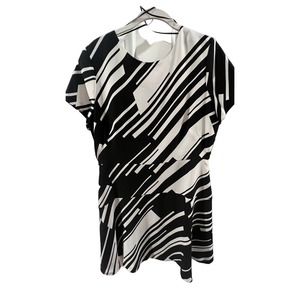 Black and white office dress